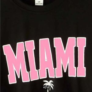 Miami t shirt size small white shorts size small from SHEIN